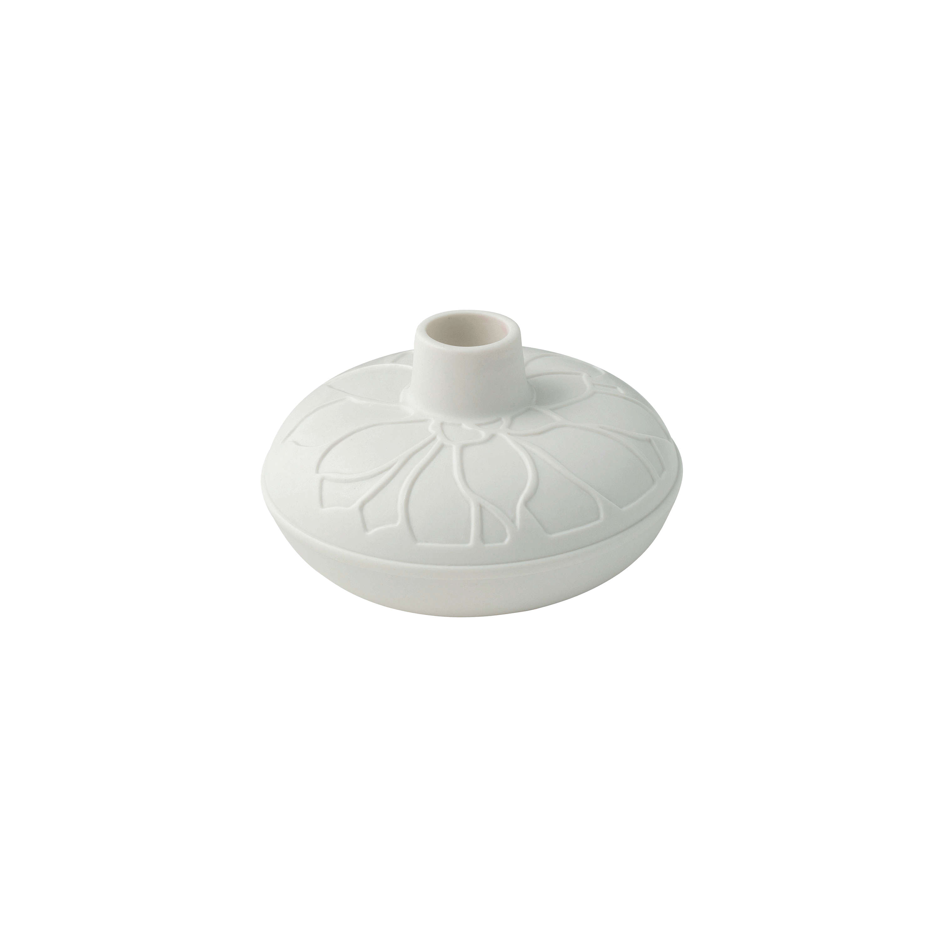 It's my home Candlestick holder White, 4.7'' x 2.9'', Premium Porcelain