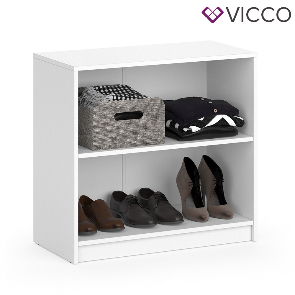 Vicco Kleiderschrank GUEST - Kommode Schrank zweigeteilt Sideboard Regal