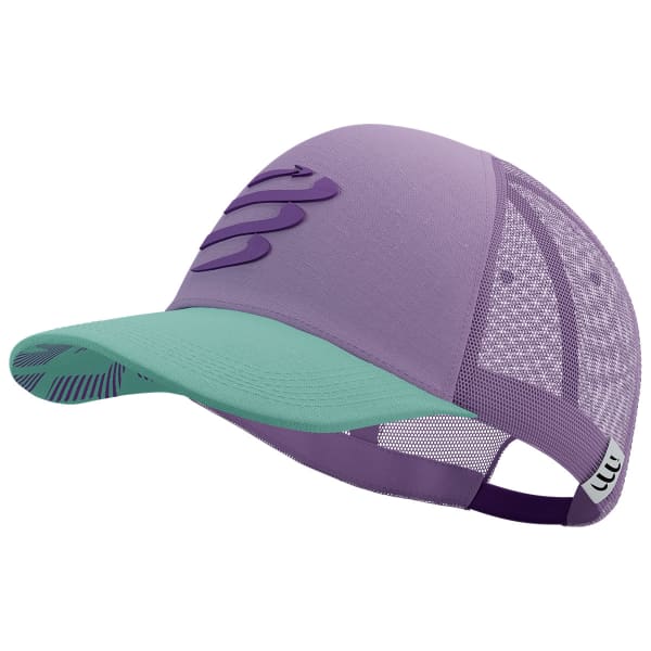 Casquette trail COMPRESSPORT TRUCKER CAP LUPINE PURPLE/EGGSHELL BLUE
