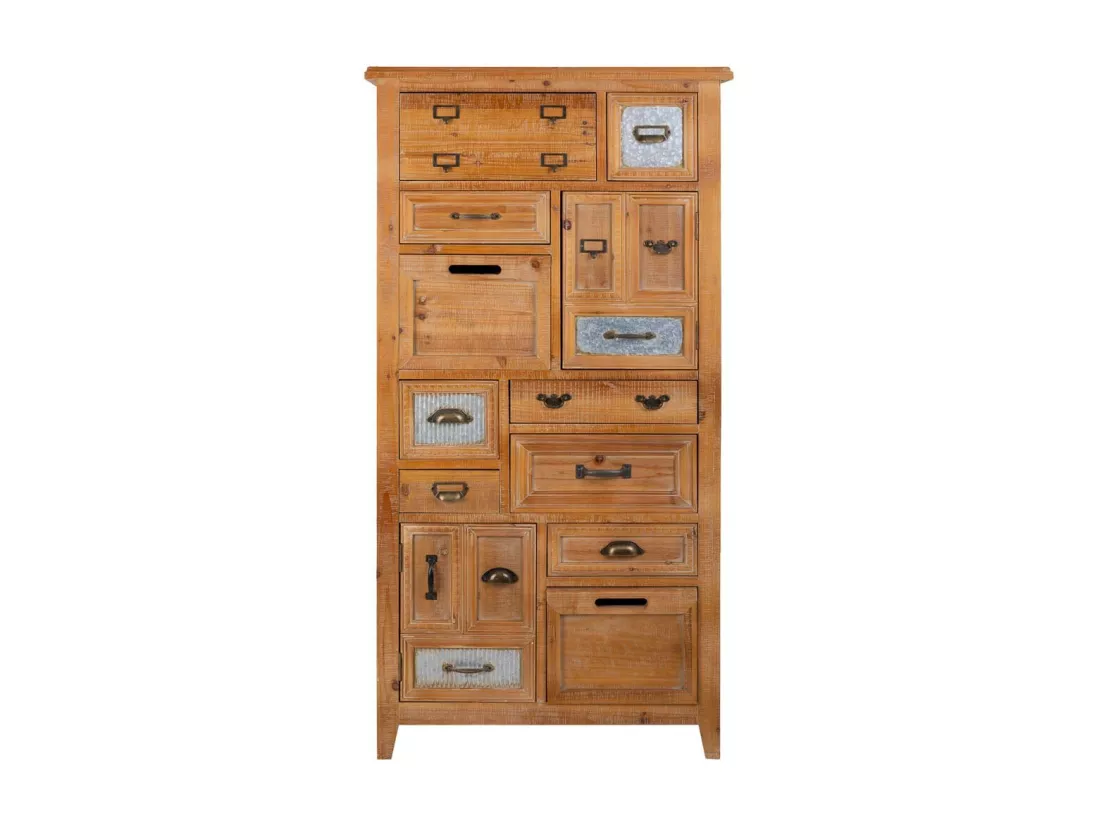 Semainier en bois 80x37x155h cm