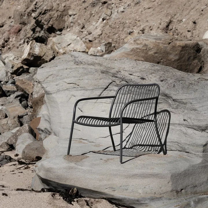 Blomus - Yua Wire Outdoor Loungesessel, silk gray (2er-Set)