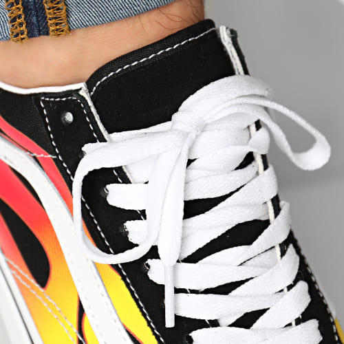 Baskets Old Skool 38G1PHN Black Black Flame