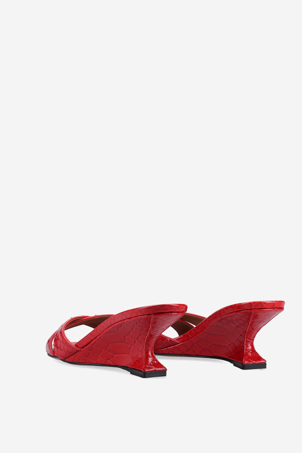 Nina 50 printed python mules