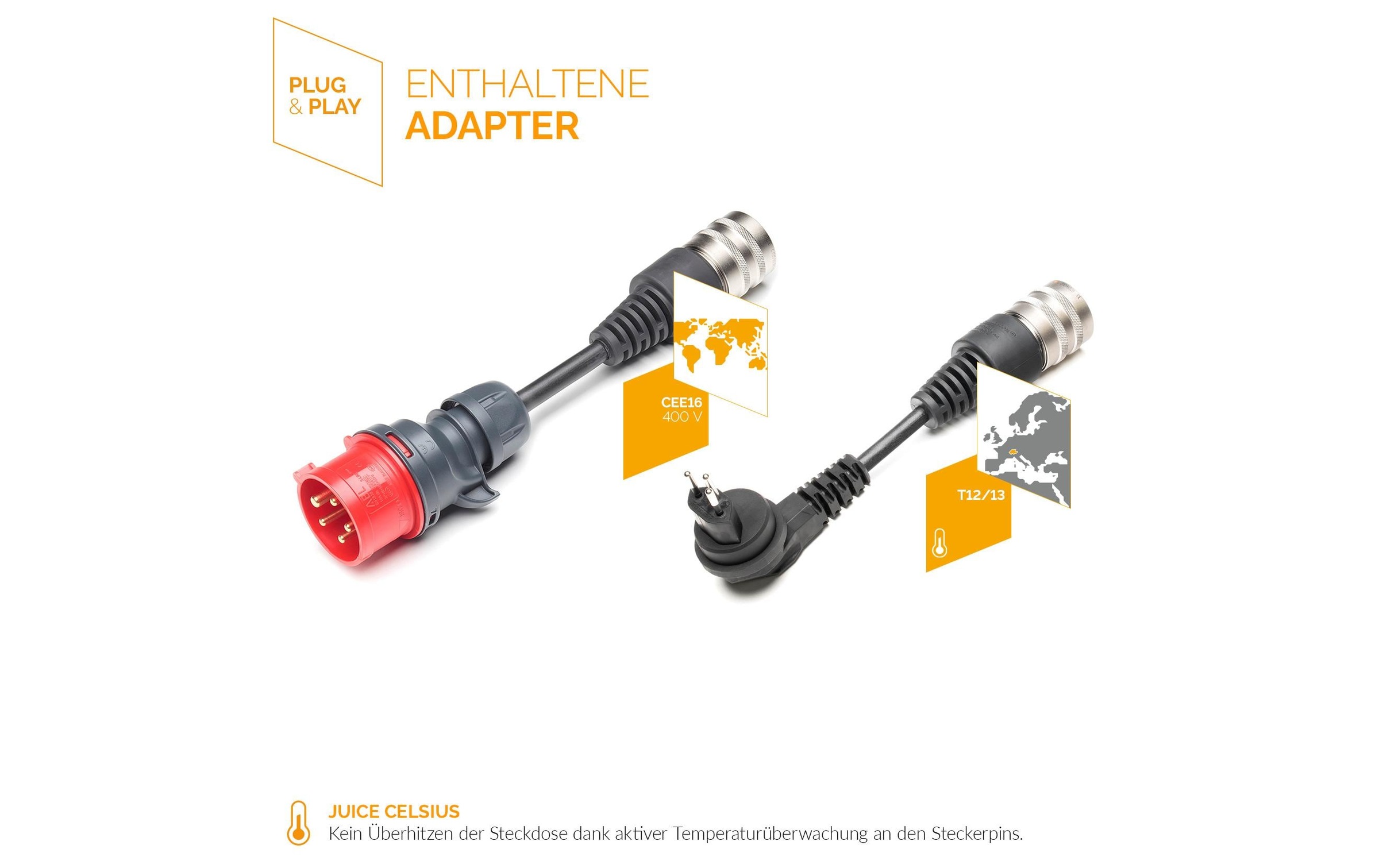 Elektroauto-Ladestation »Juice Technology JUICE BOOSTER 3 air Swiss Basic Set«