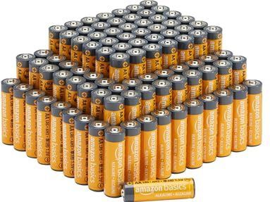 Amazon Basics - AA Alkalinebatterijen - 100 stuks - 1,5 Volt - 10 jaar houdbaar