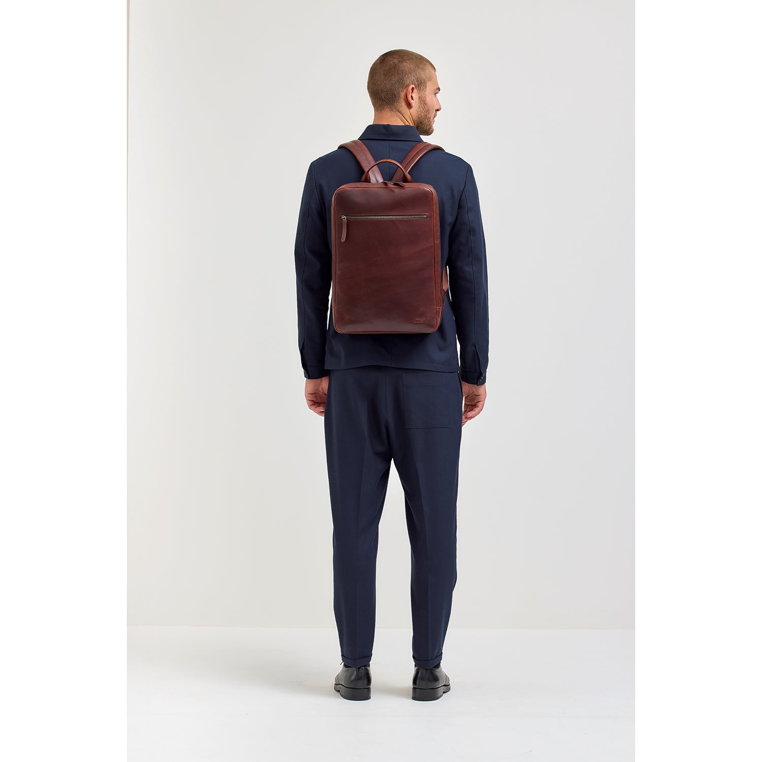 Jost Lund Daypack Backpack 2 Comp. brown