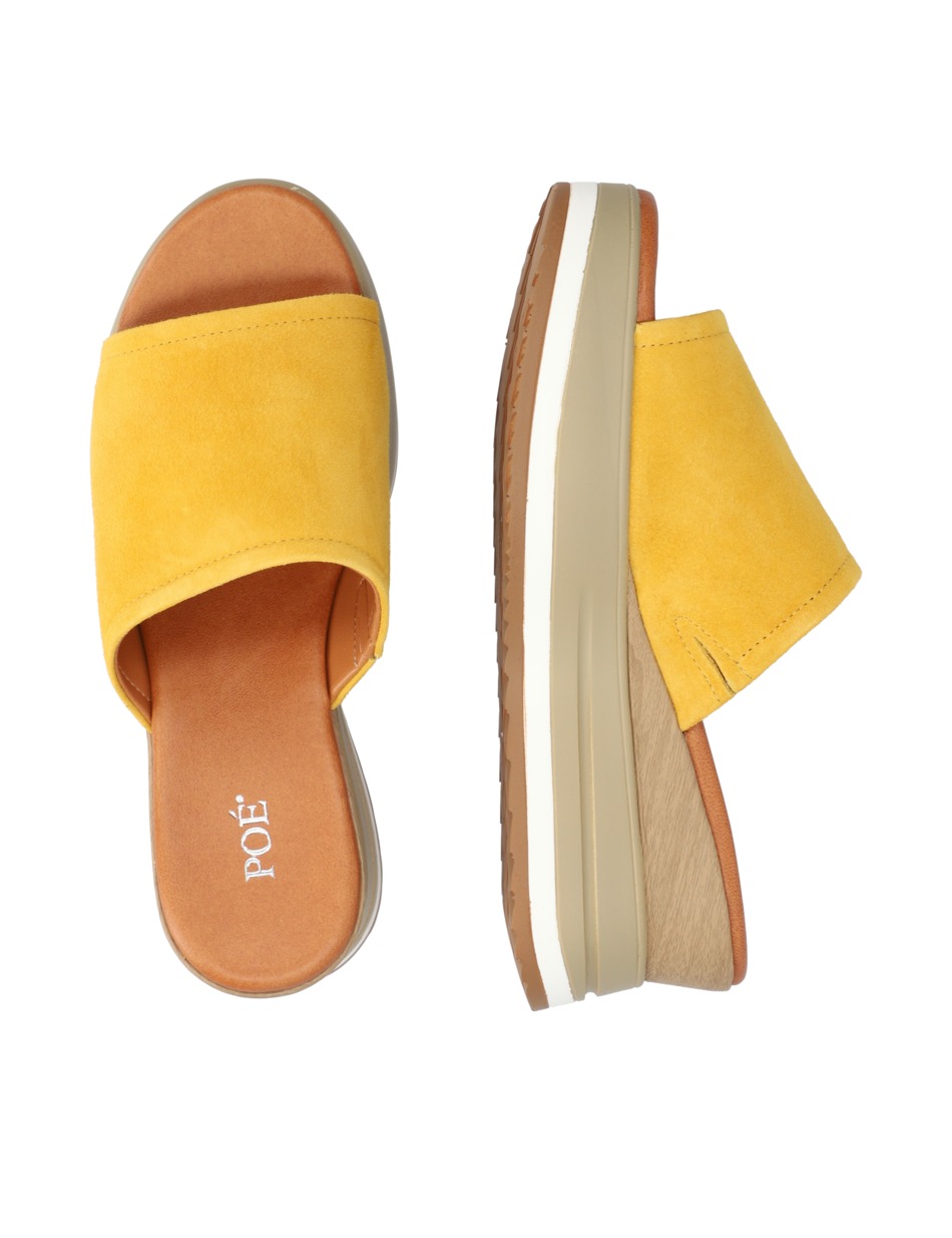 Veloursleder Pantoffel