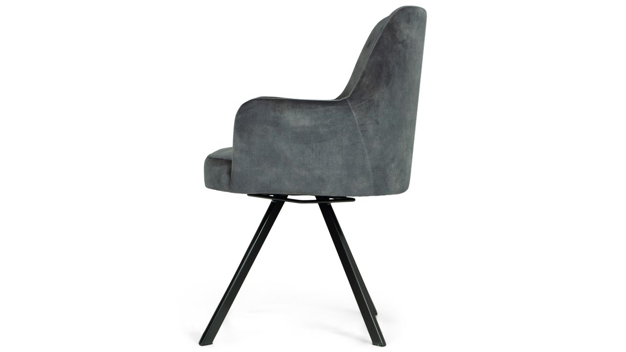 Eetfauteuil Louix B55 x D58 x H85 cm