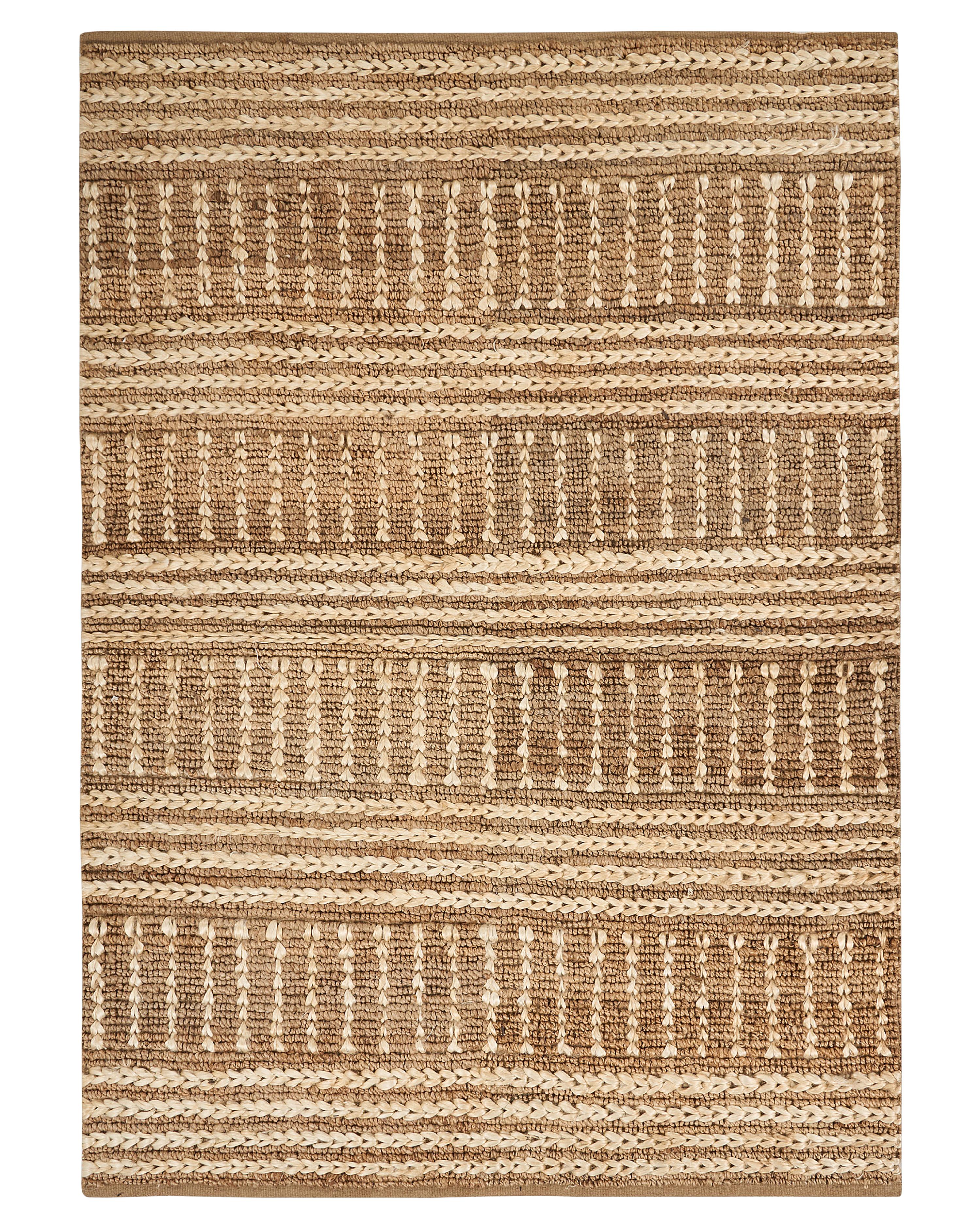 Vloerkleed KAMBERLI Beige 160 x 230 cm Jute