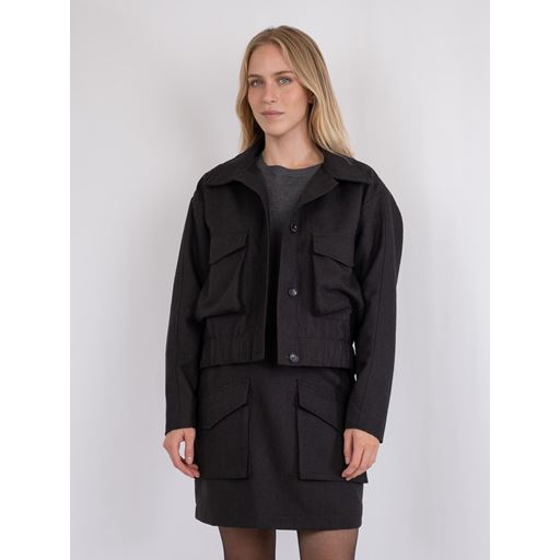 Neo Noir Tink Structure Jakke, Sort, 40