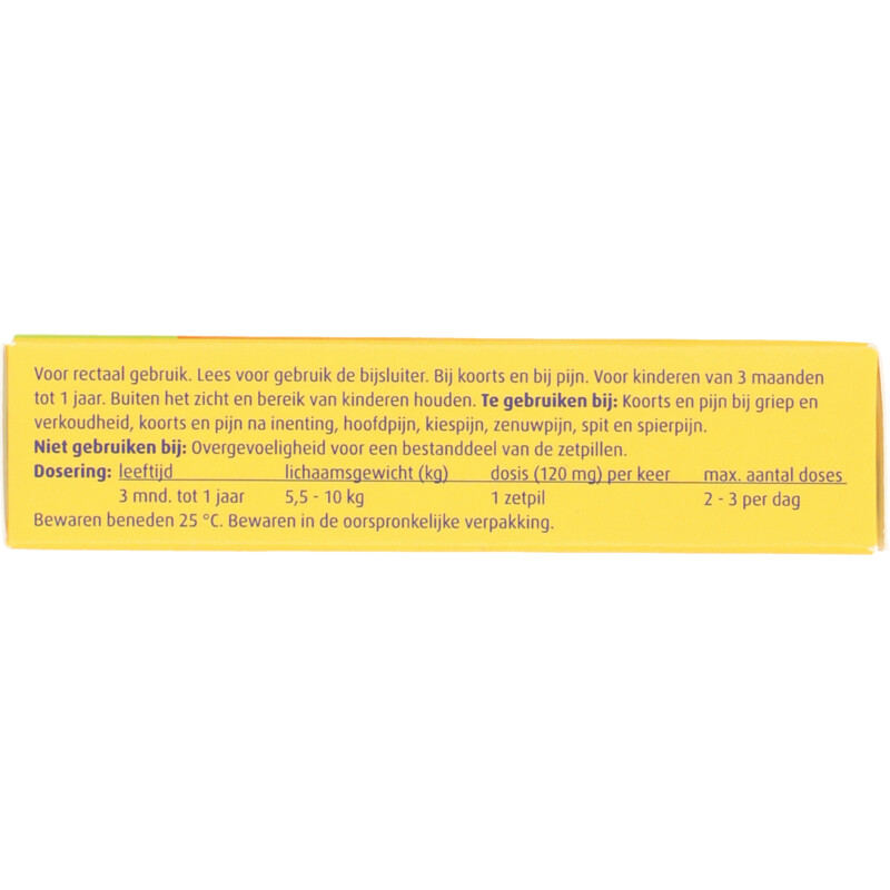 Sinaspril Paracetamol zetpil 120mg