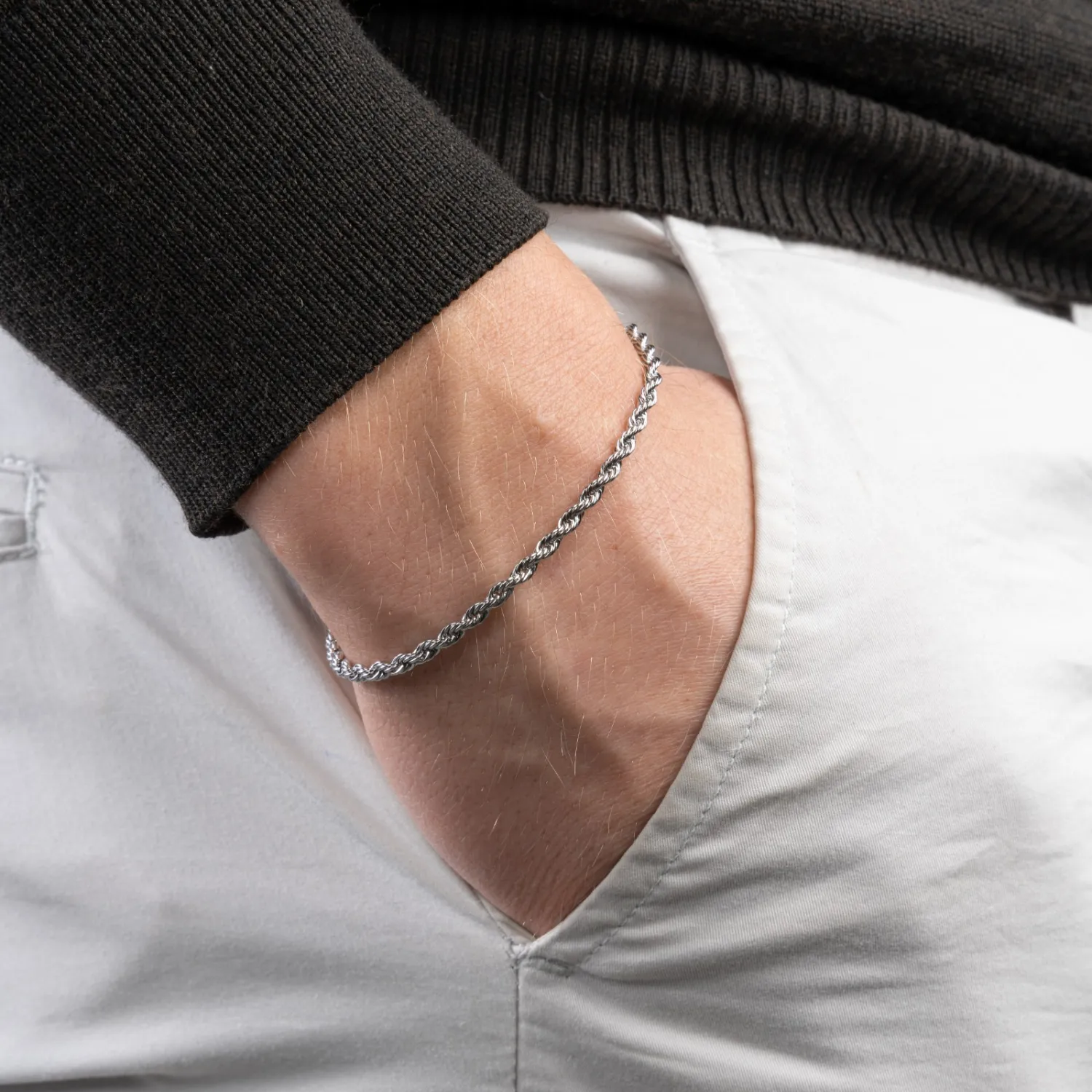 Captena Cordel Armbånd Rustfrit Stål DU20090
