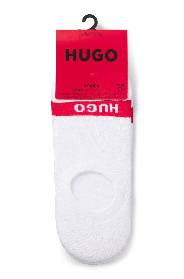 HUGO Underwear Businesssocken »3P LC PLUSH TAPE CC« Packung, 3er, 3 Stk. tlg. mit HUGO Logostickerei auf rotem Farbstreifen