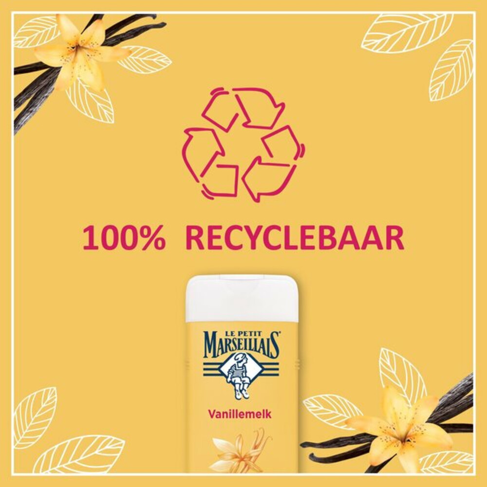 6x Le Petit Marseillais Douchecrème Vanilla Milk 250 ml