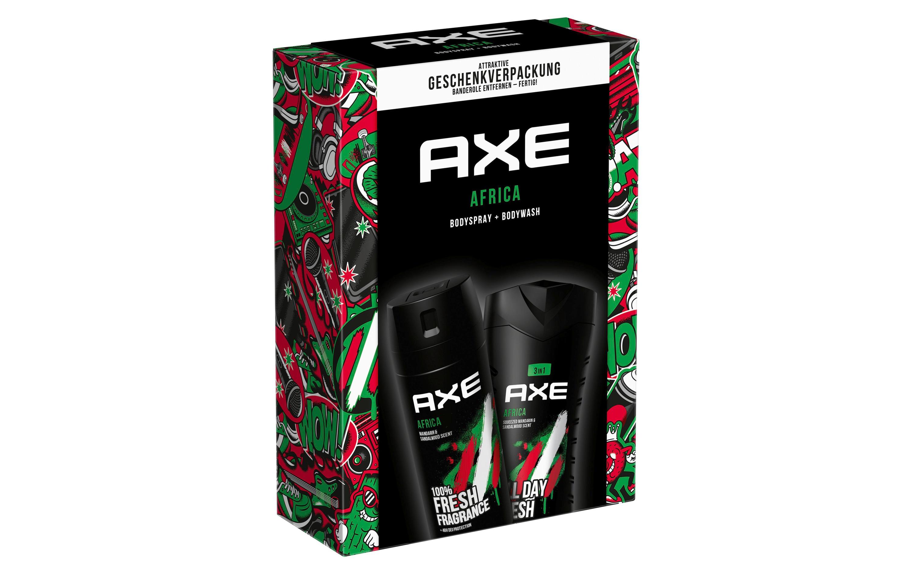 Geschenkset AfricaGeschenkbox mit Deo und Duschgel