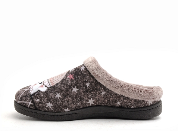 Plumaflex roal chaussons femme r12213 gris