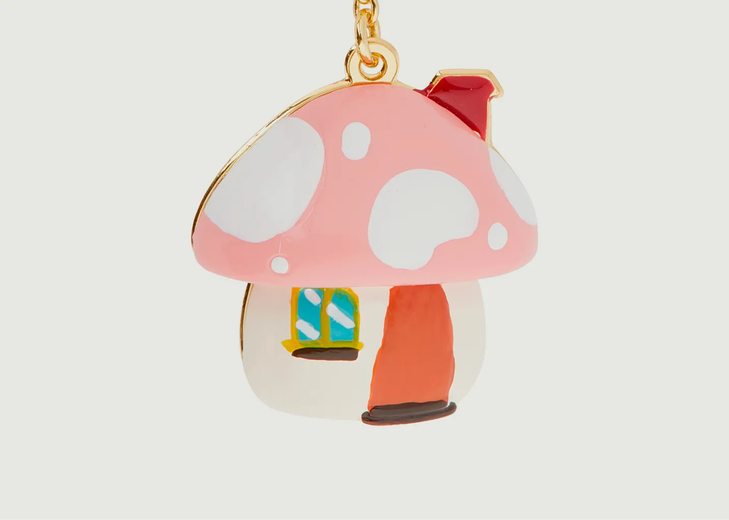 Collier chaîne avec pendentif maison Champimignon N2