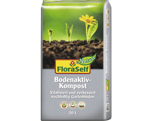 Bodemactiverende compost FloraSelf Nature met biochar 20 L
