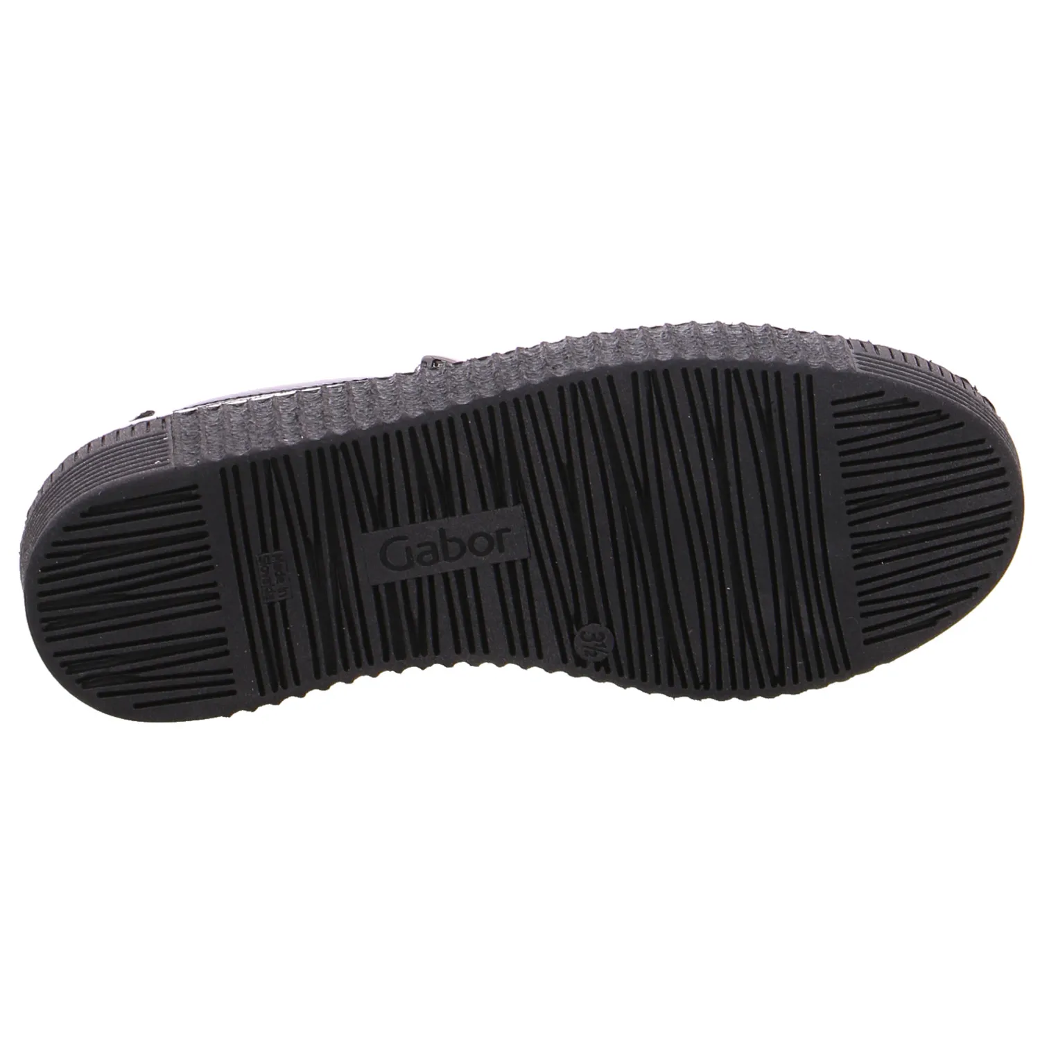 GABOR Sneaker Schwarz Leder
