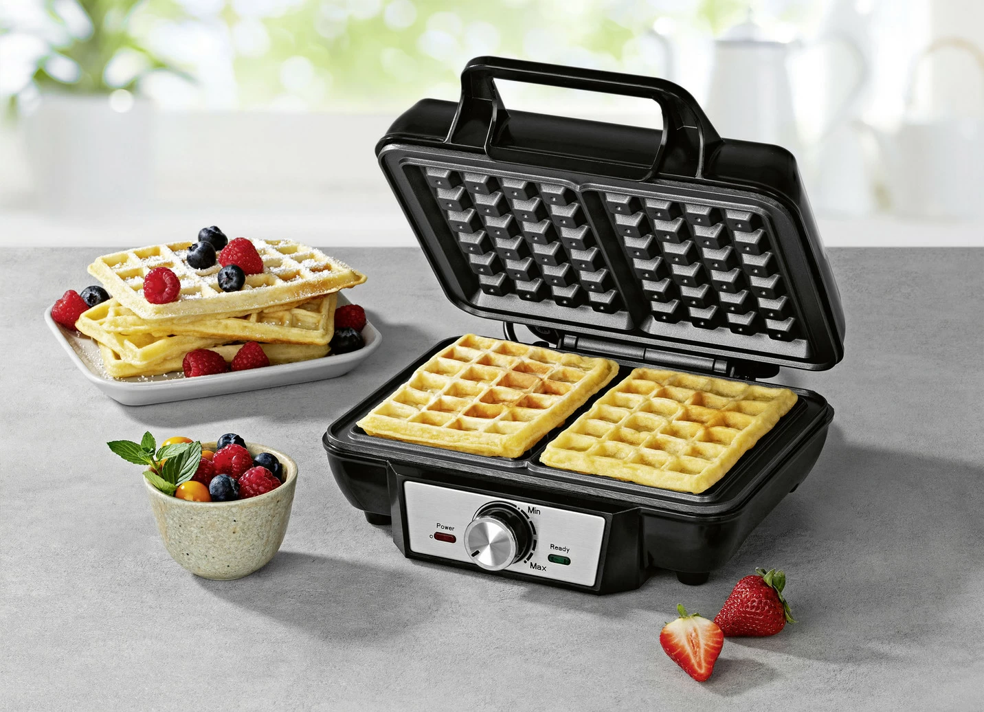 Waffeleisen für Belgische Waffeln
