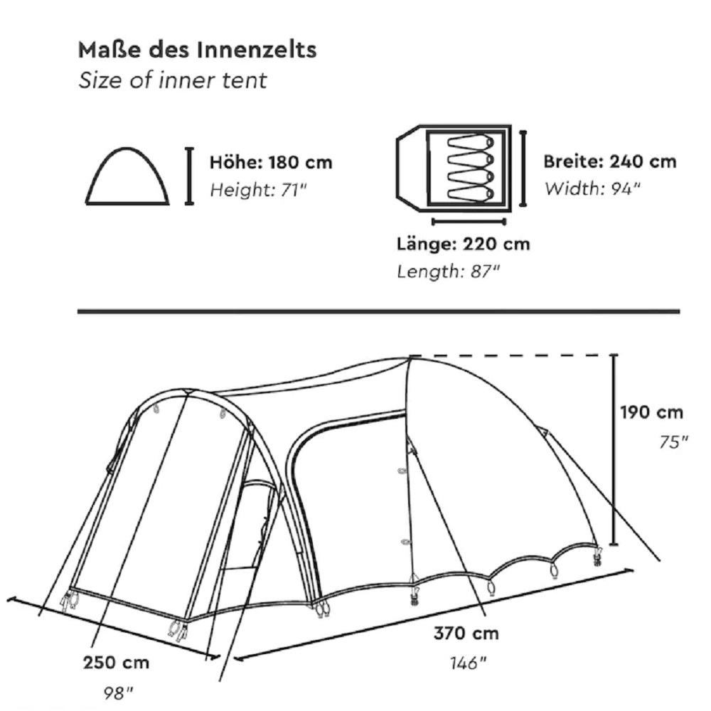 Tambu Setu 4 koepeltent