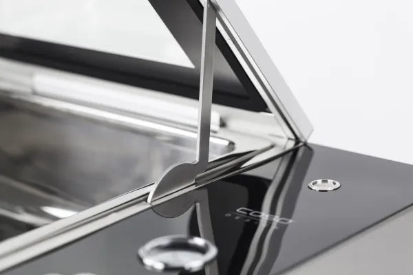 Caso VacuChef SlimLine, Sort, Rustfrit stål, Marinere, Glas, Rustfrit stål, Berøring, 30 cm, GS, CE