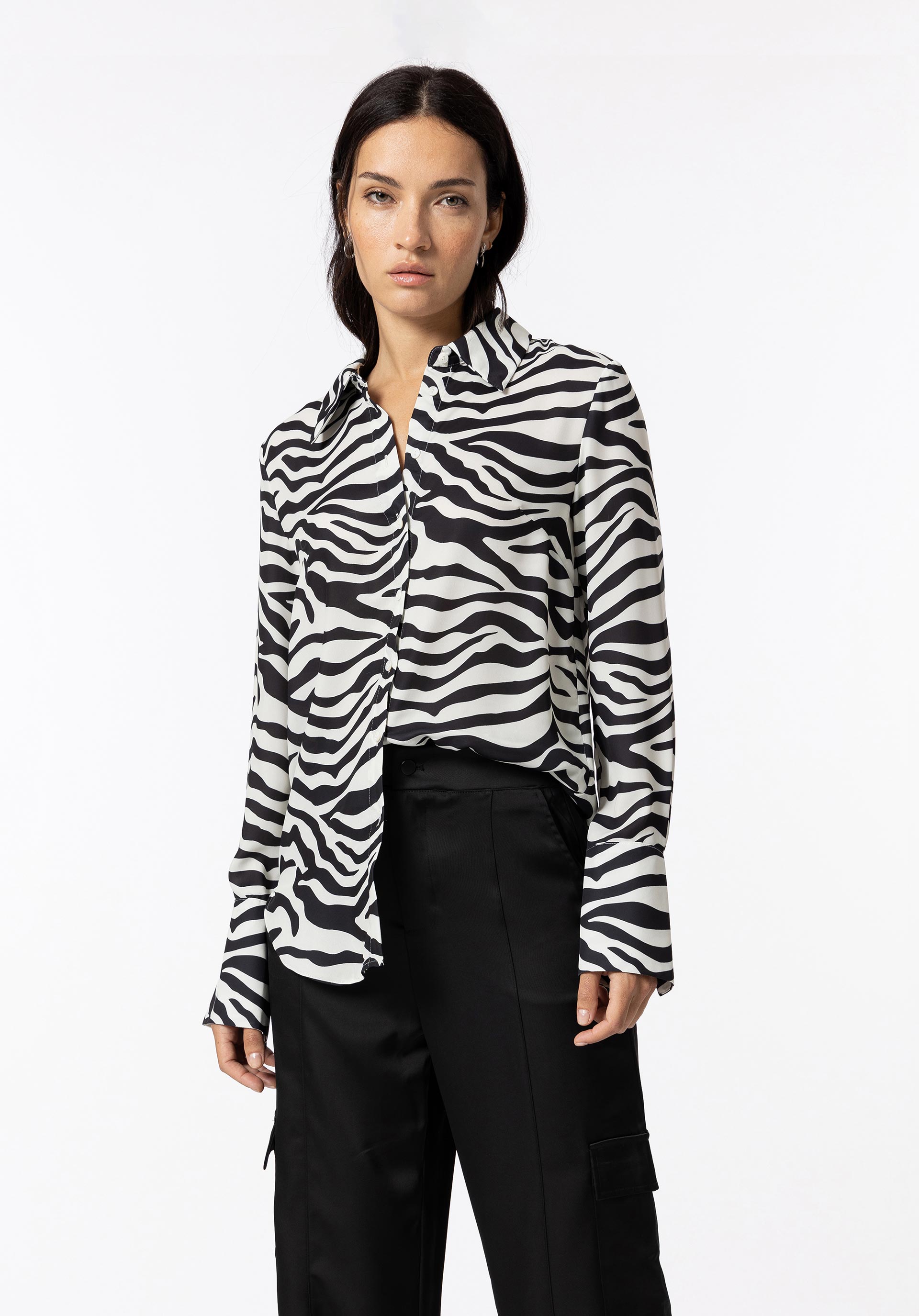 Camisa Fluída Estampada