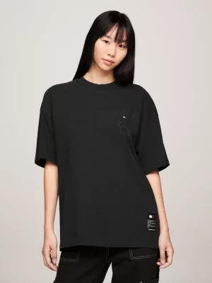 Camiseta Tommy Remastered Dual Gender 1985 Collection Relaxed