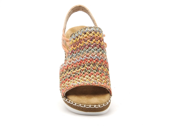 Rieker nu pieds plats femme v1241 multicolore