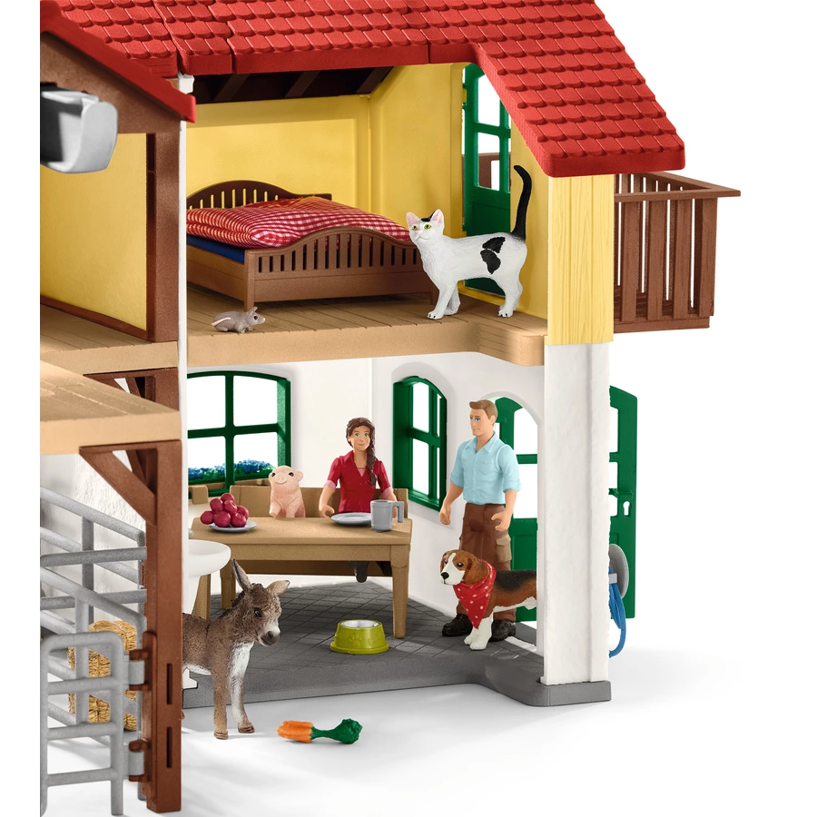 schleich® Bauernhaus mit Stall und Tieren 42407