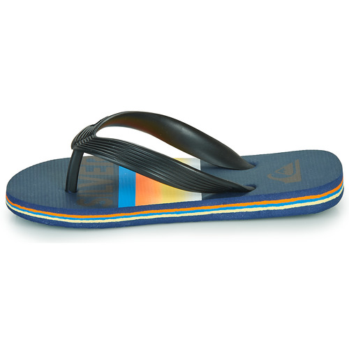 Quiksilver - MOLOKAI SLAB - Bleu / orange / noir
