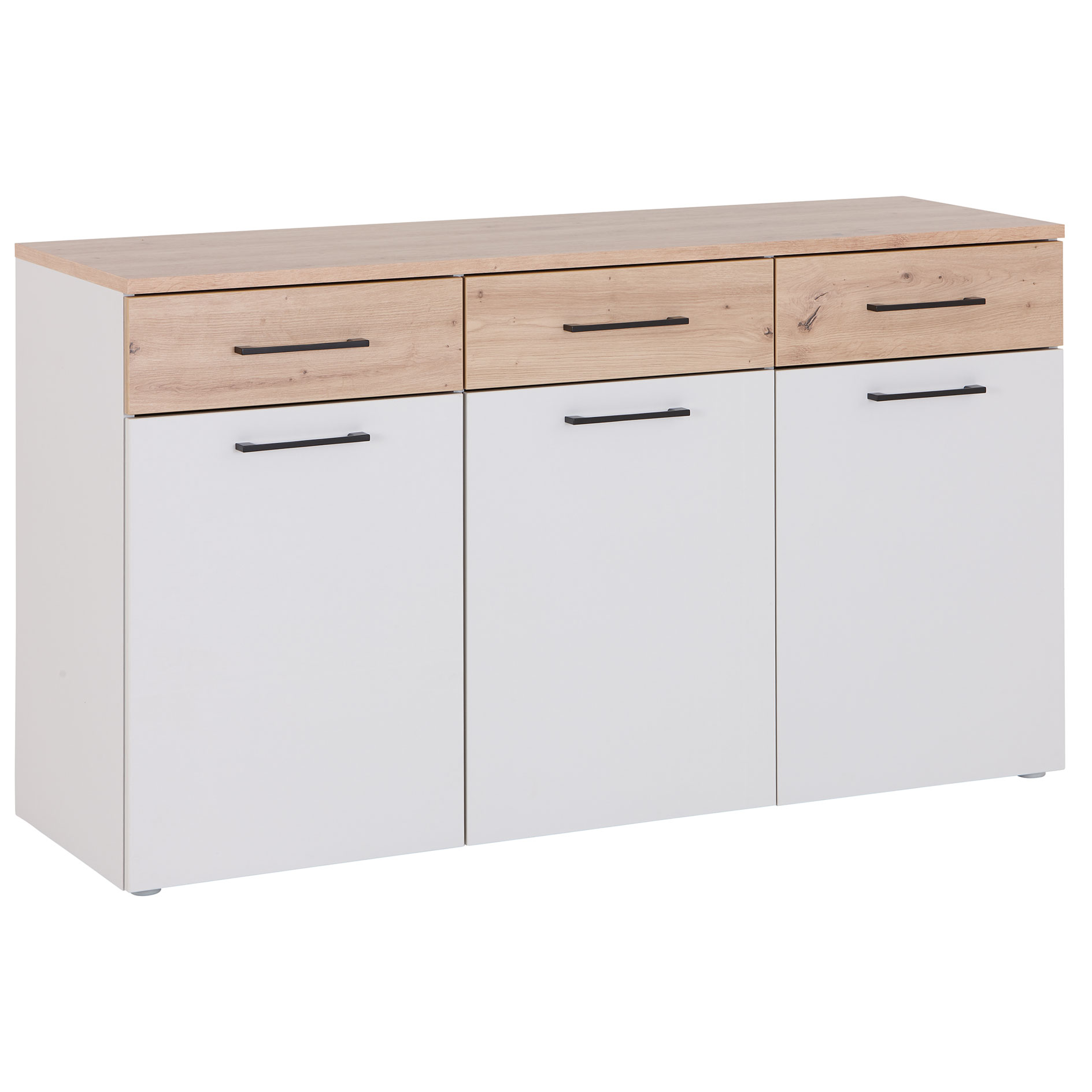Sideboard - Artisan Eiche - kieselgrau - 150 cm