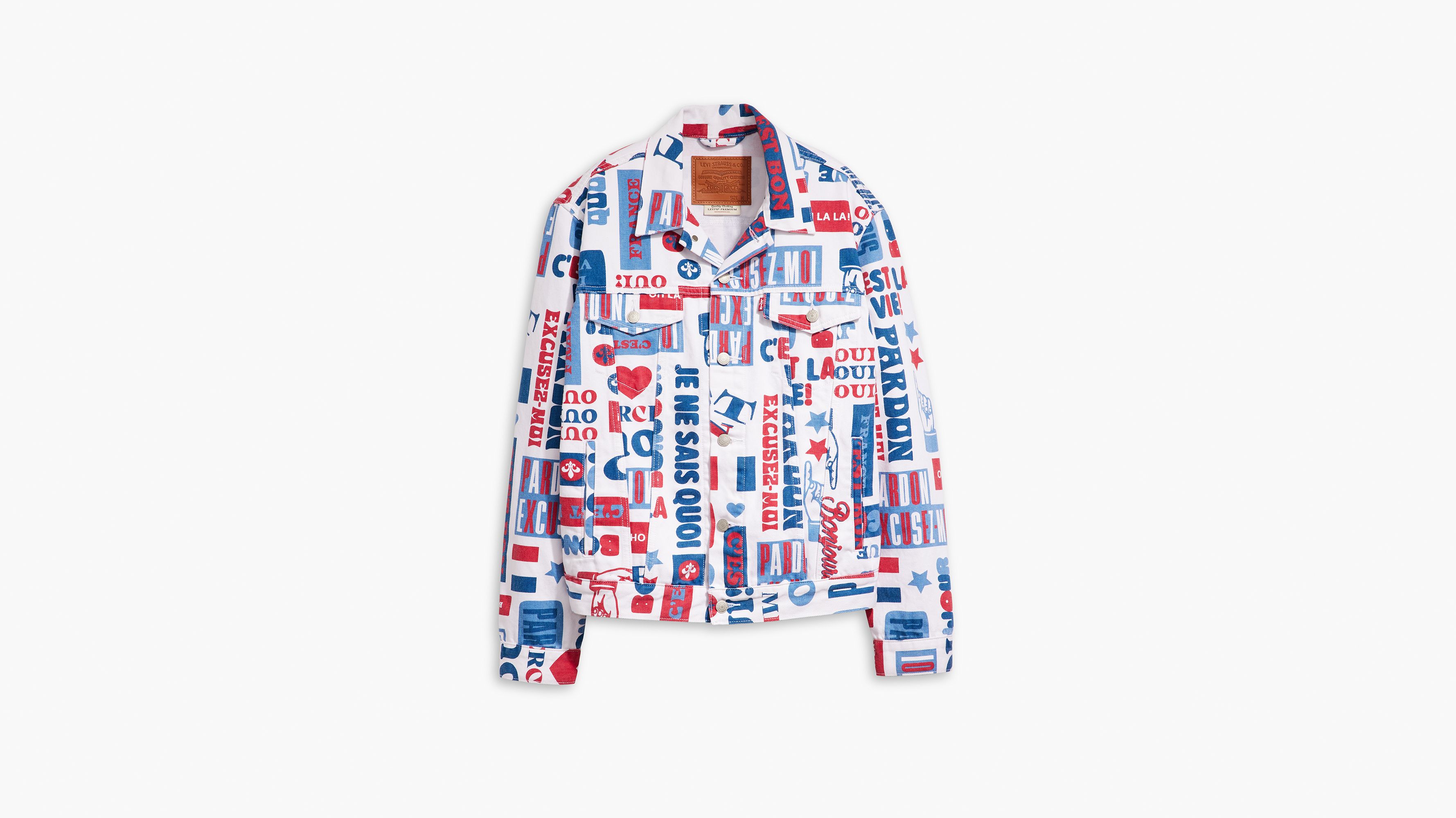 Veste Trucker - Paris 24 - Bleu