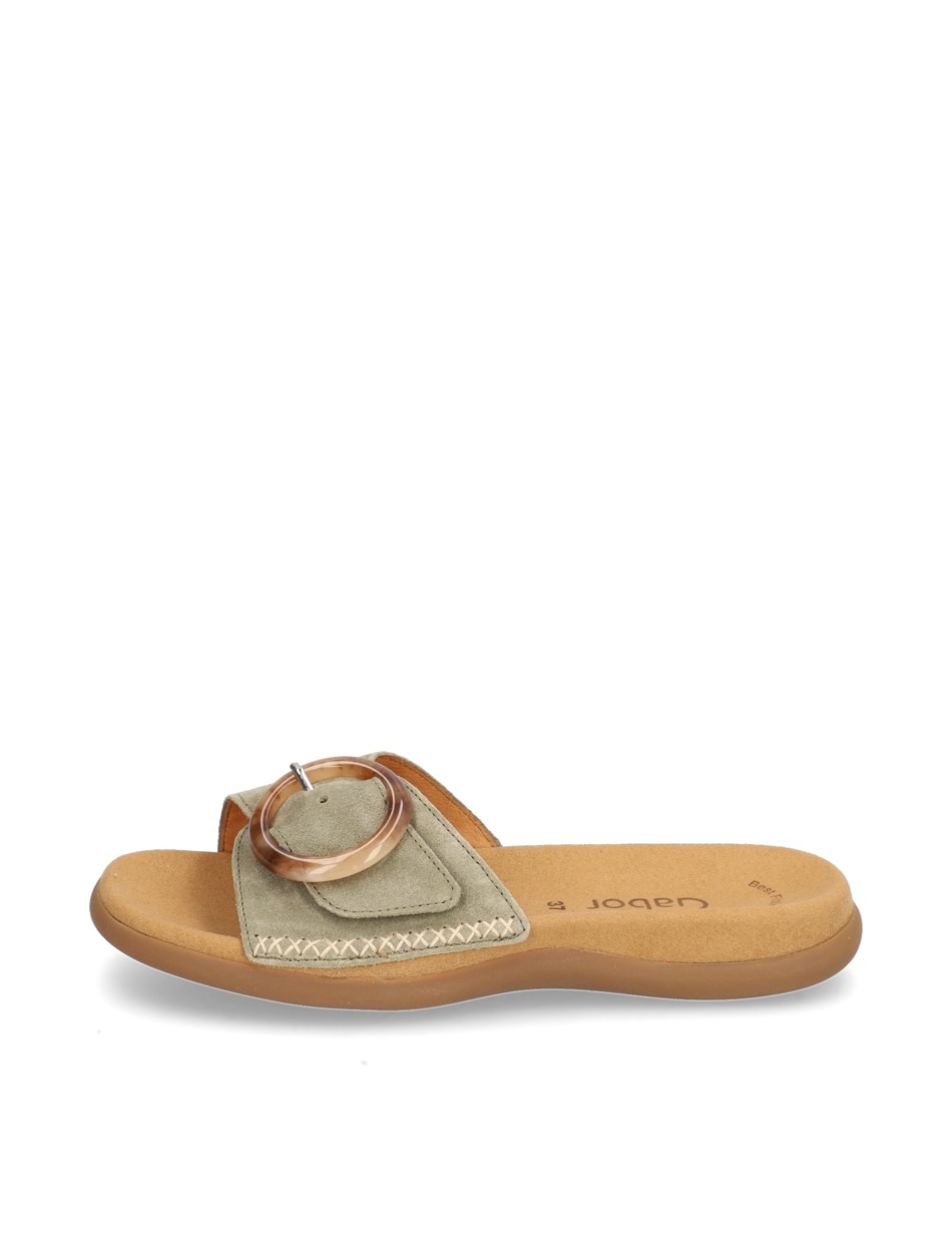 Veloursleder Pantoffel