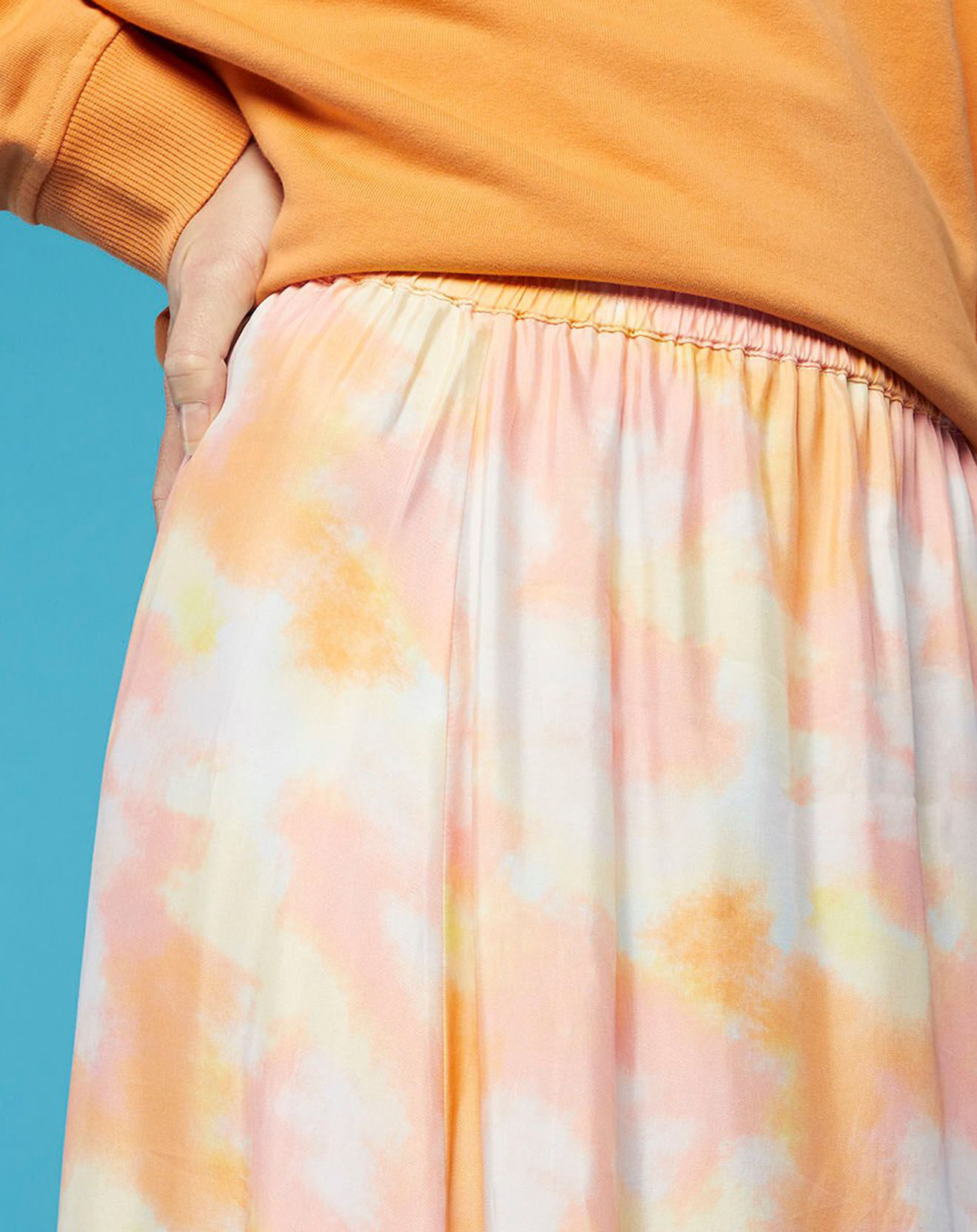 Galeries Lafayette Jupe Polly tie & dye multicolore