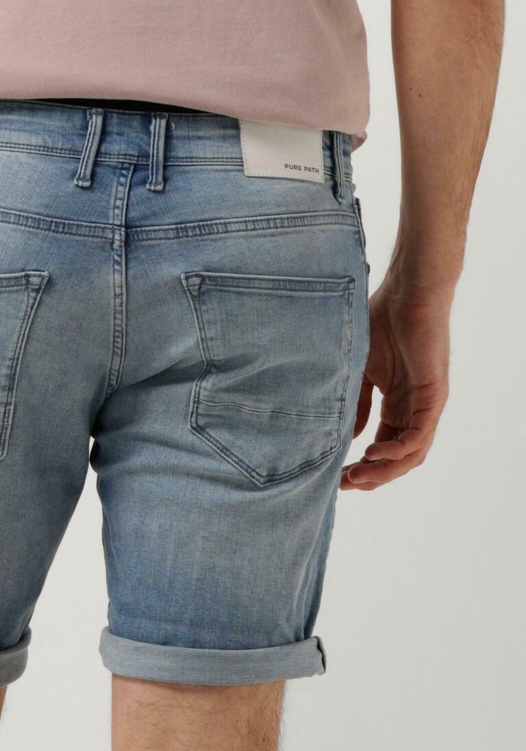 PURE PATH blauwe pure path shorts w1289 the steve