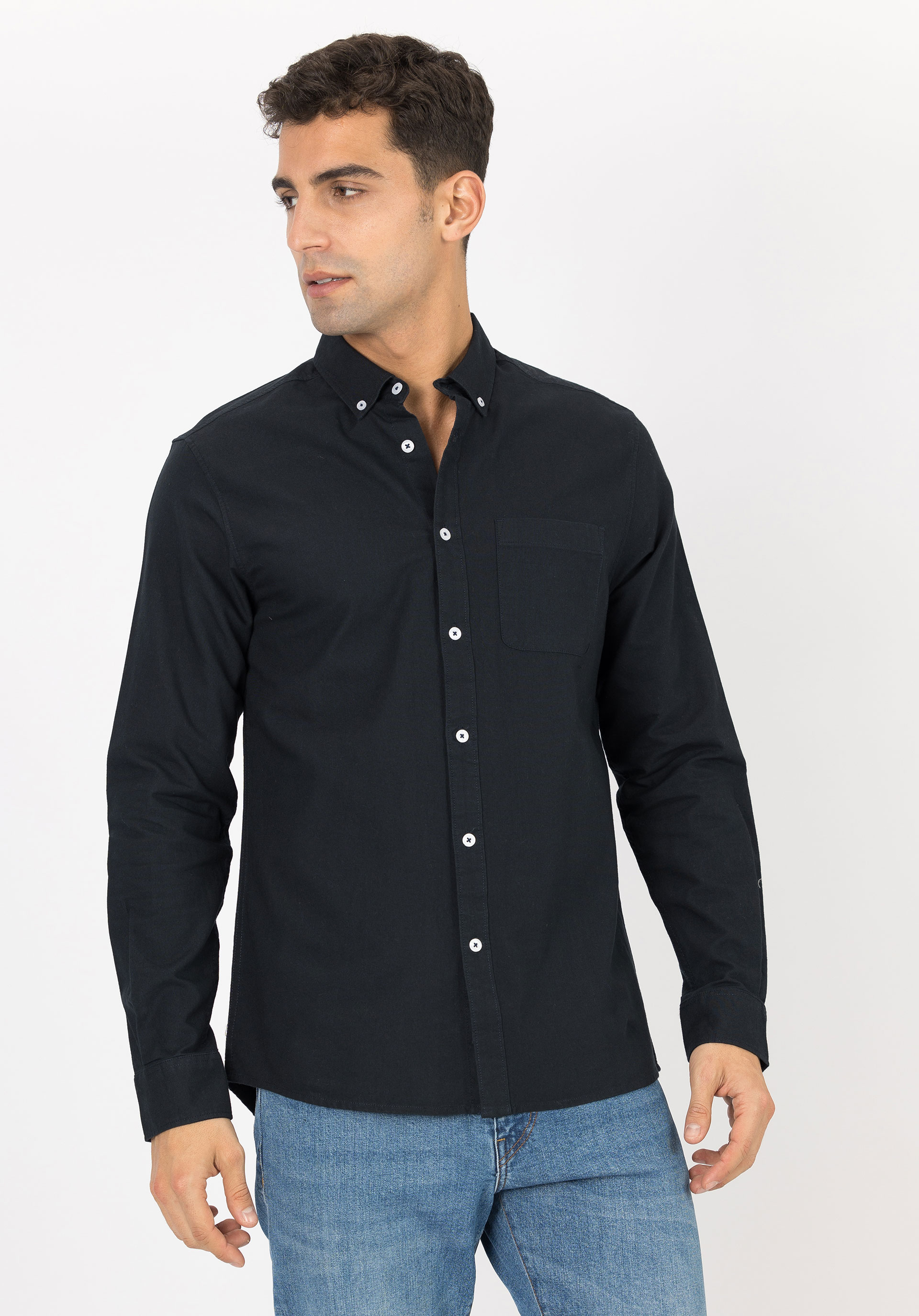 Camisa Regular Fit Oxford