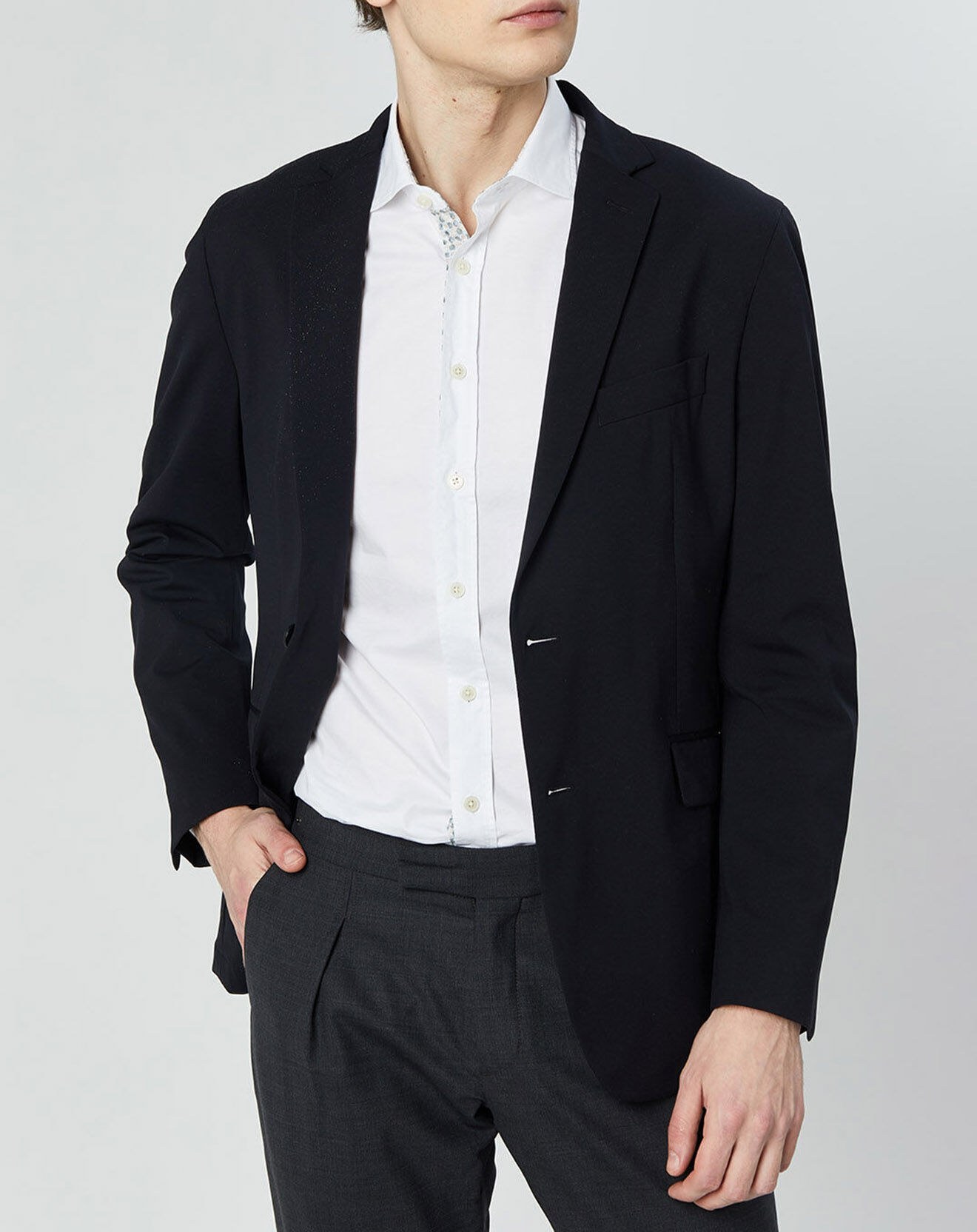 Hackett London Veste Jersey Technique noire
