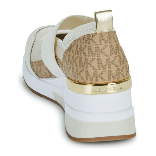 MICHAEL Michael Kors - FAE TRAINER Beige / Camel / Oro