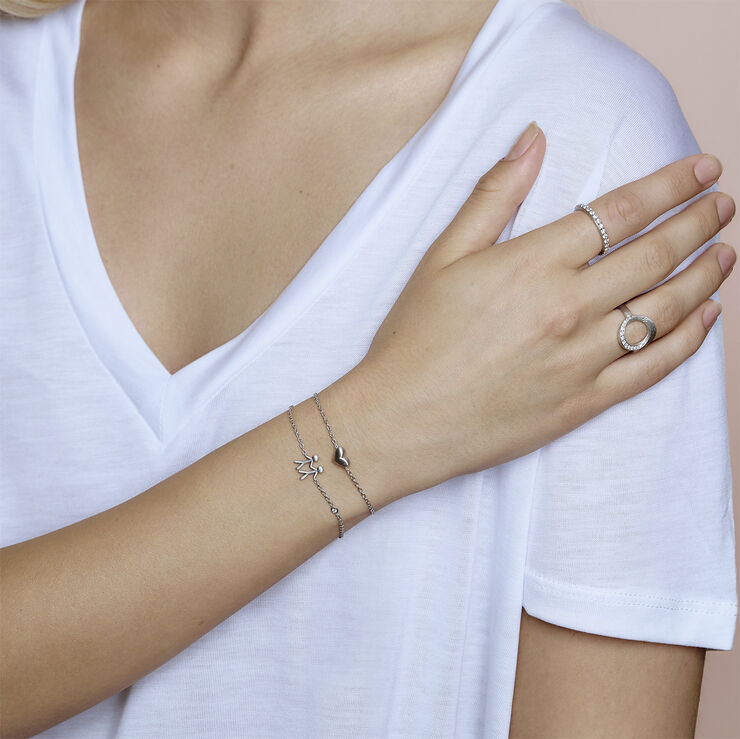 ByBiehl Together My Love 2 bracelet - silver Sølv