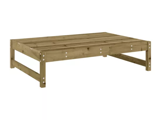 Repose-pied de jardin 120x80 cm bois de pin imprégné