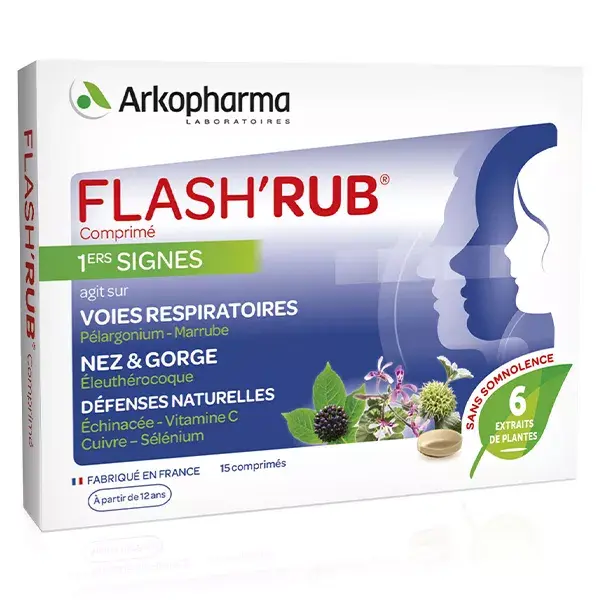 Arkopharma Flash'Rub First Signs 15 comprimidos