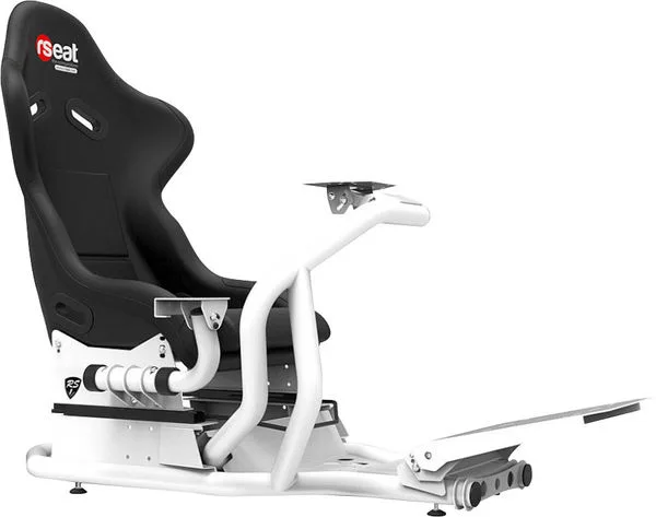 rSeat RS1 siège noir structure blanc Sièges simulation gaming