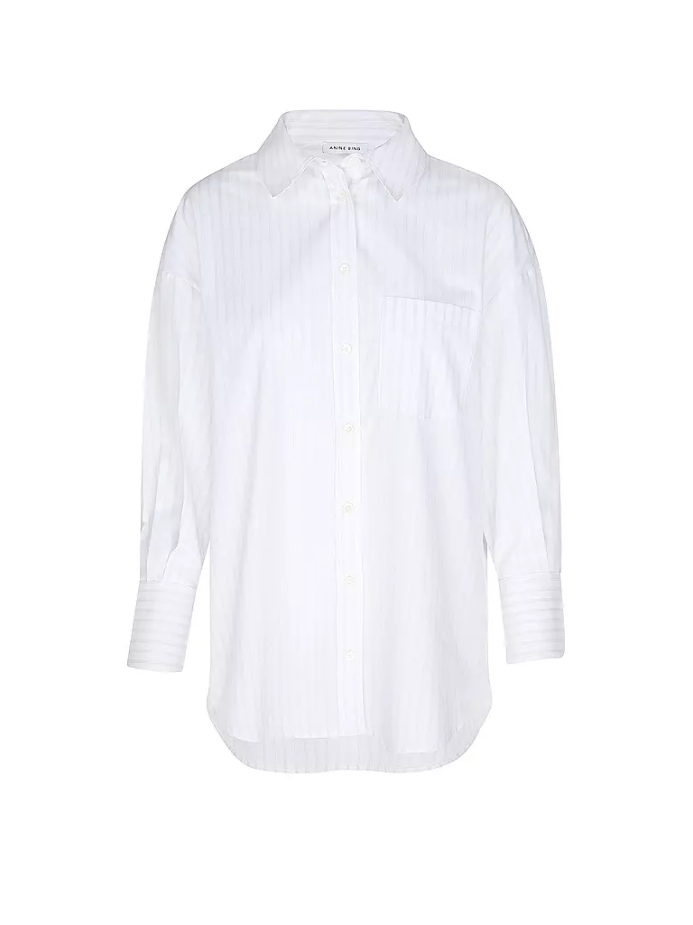ANINE BING Hemdbluse MIKA weiss