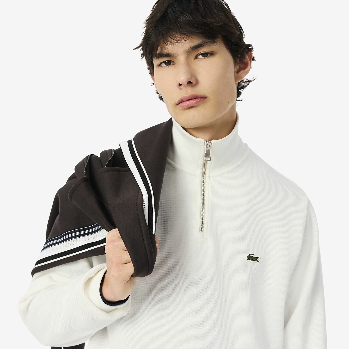 LACOSTE<br>Suéter com gola e zíper Lacoste Sport