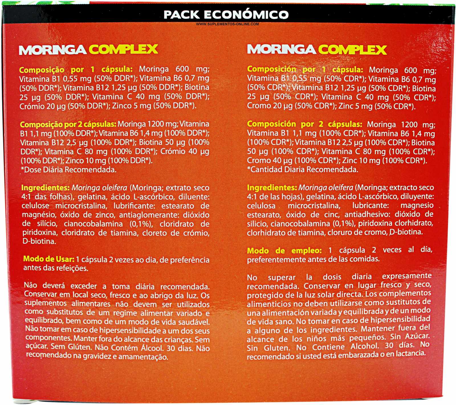 Dietmed Moringa Complex 30 + 30 cápsulas