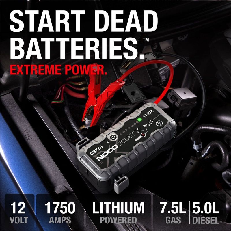 Noco - Jumpstarter Genius GBX55 - Lithium - 12V - 1750 Amp