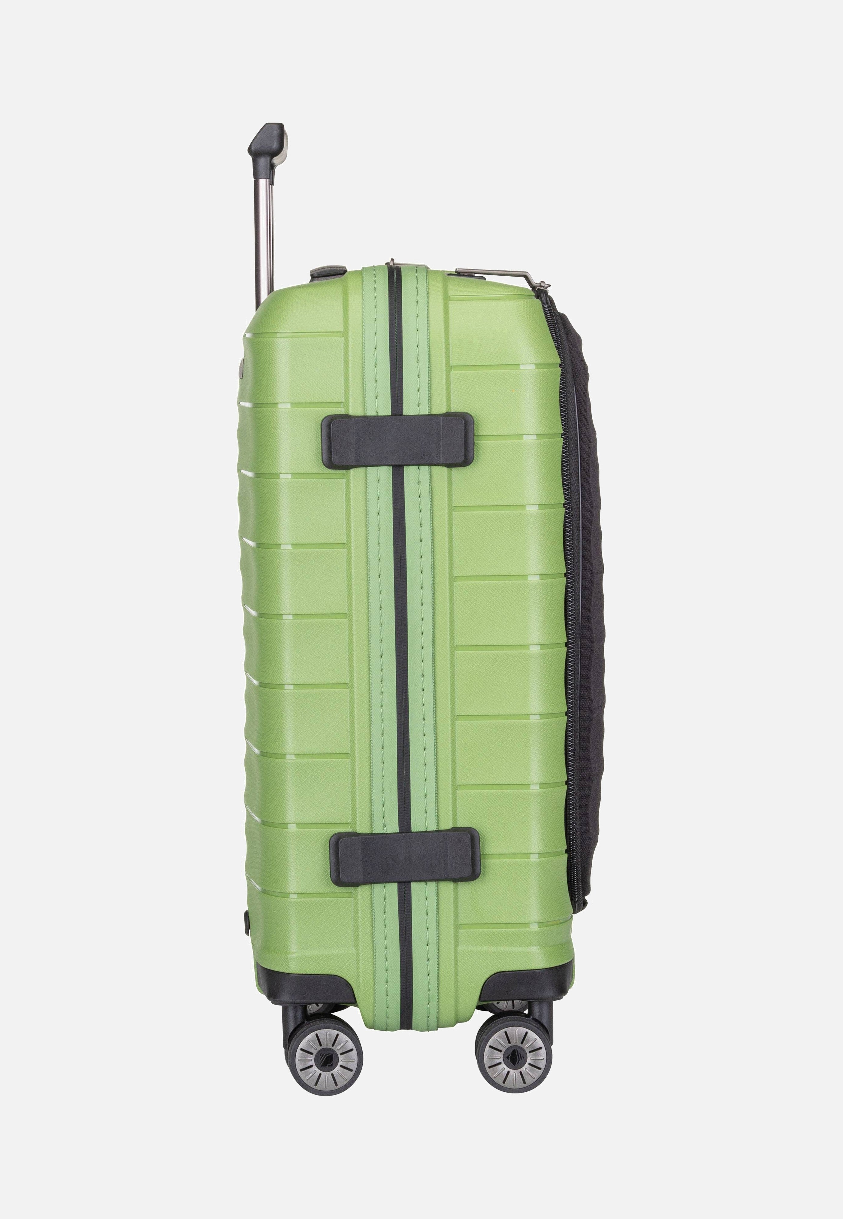 Mooby 4w Trolley S Front Pocket Grün - Koffer