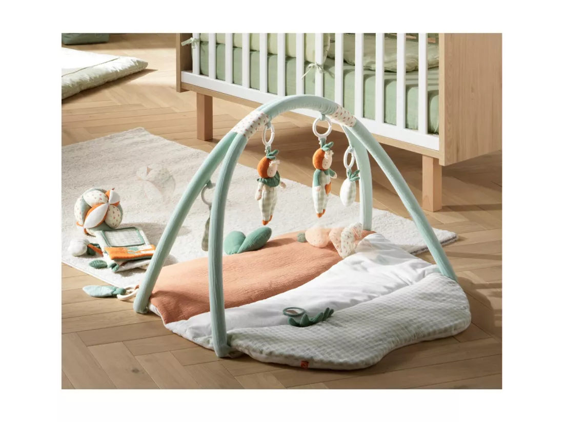 Tapis d'éveil 75x83 cm en velours Vert