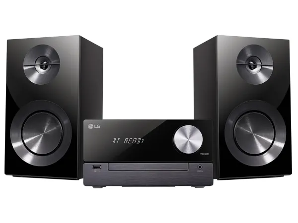 LG CM2460DAB - Mikrosystem - 2 x 50 Watt - sort